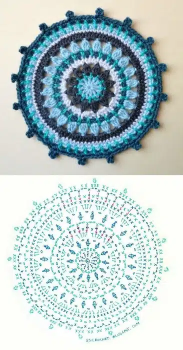 Traumfänger-Mandalas häkeln 1