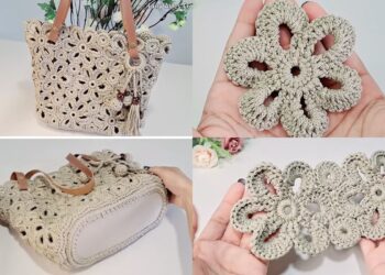 Kreative Möglichkeiten zur Verwendung einer häkelnden blumförmigen Tasche – modische und funktionale Accessoires
