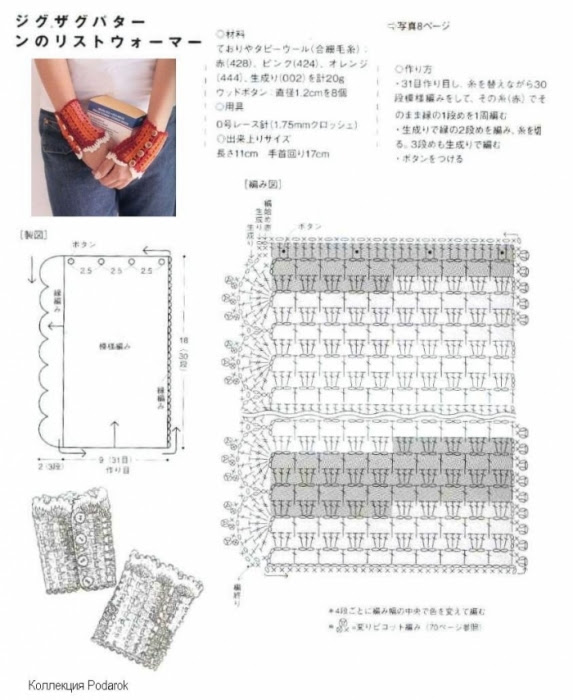 Ideen für Häkelhandschuhe und Fäustlinge