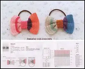 Ideen für Haargummis häkeln