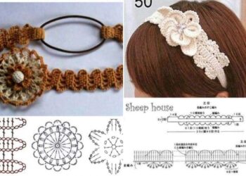 Eine moderne Wendung: Häkeln Stirnbänder mit Grafiken, die Ihren Stil sprechen