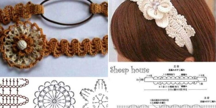 Eine moderne Wendung: Häkeln Stirnbänder mit Grafiken, die Ihren Stil sprechen