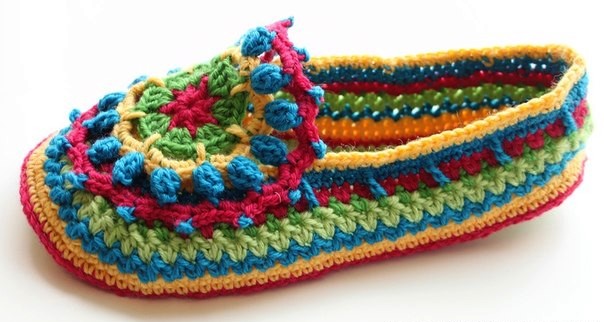Ideen für Häkelmokassins 5