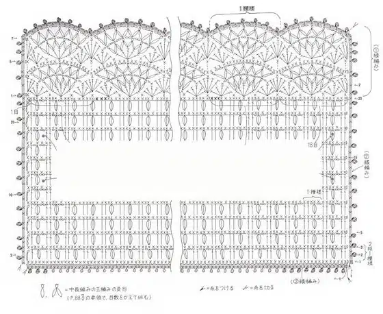 Häkelnackenwärmer mit Grafiken 7