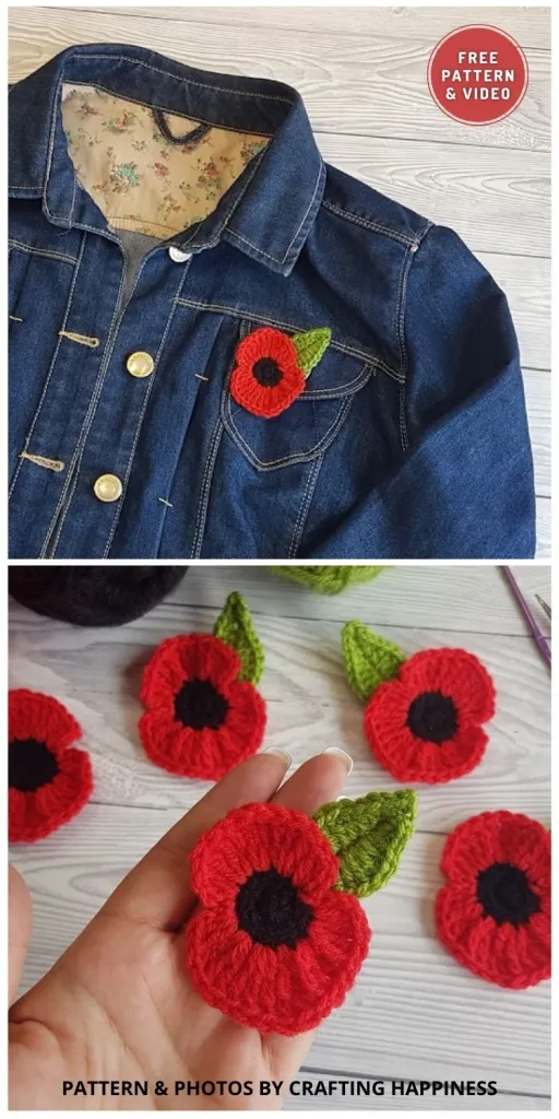 Häkeln Poppy Accessoire 1