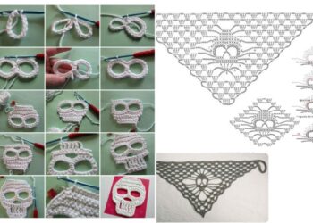 Häkel-Schädel-Grafik-Ideen: Einzigartige Muster für mutige Projekte