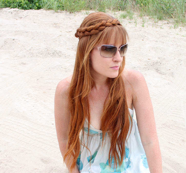 Kronengeflecht DIY Long Frisur