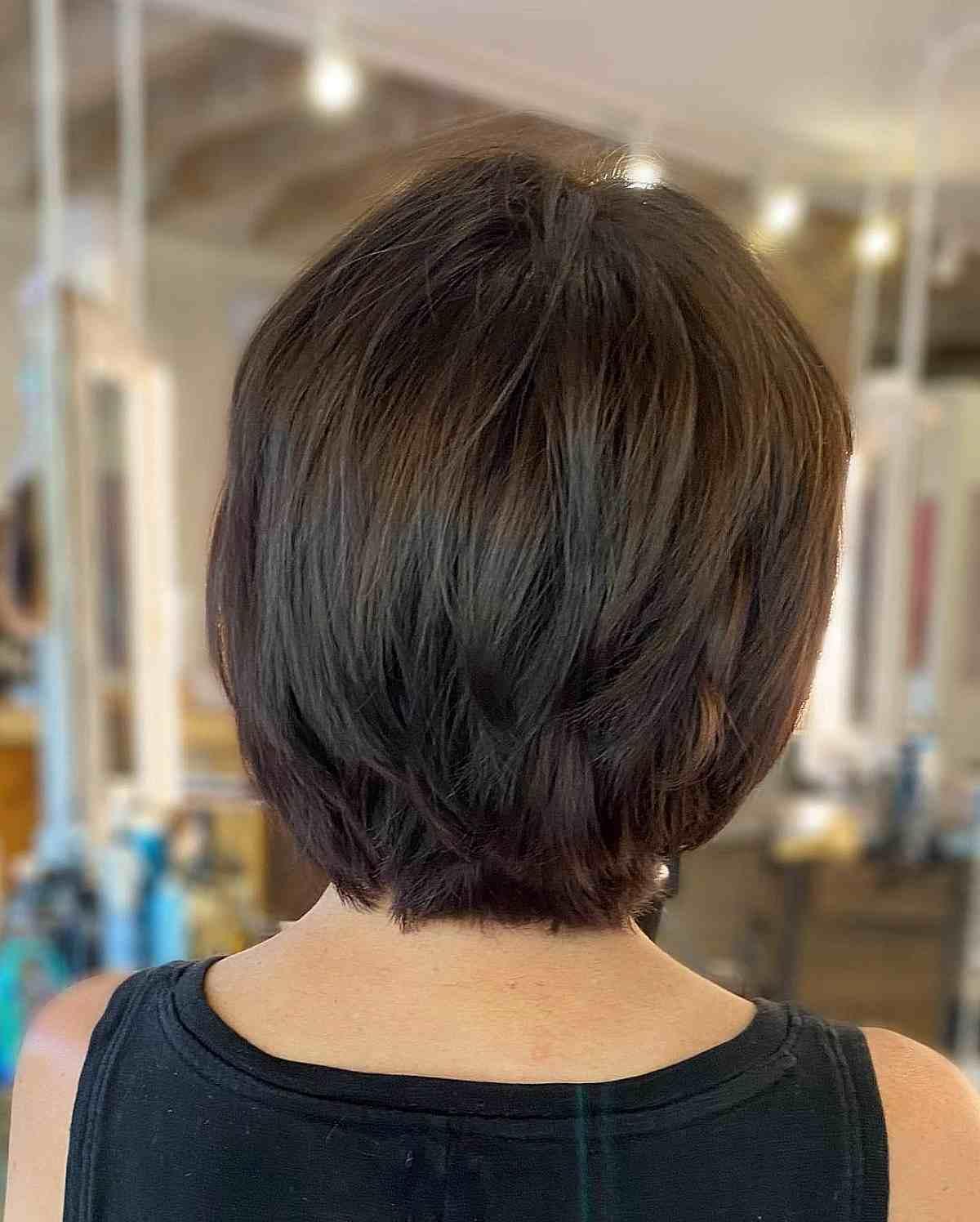 Dunkler röstender Kaffee braune Haare