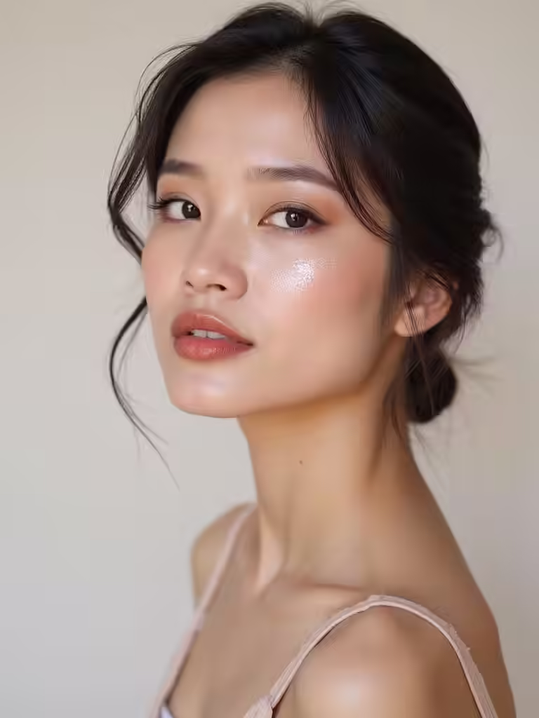 taufrische, transparente, glänzende Lider