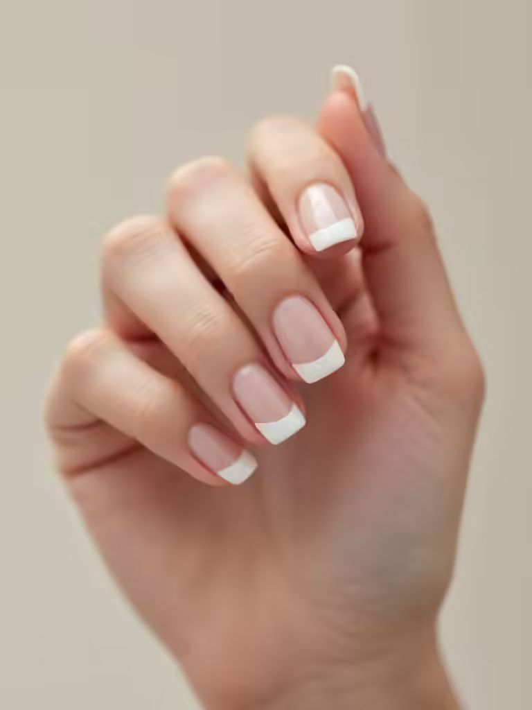 diagonaler negativer Raum, der Nägel verlängert