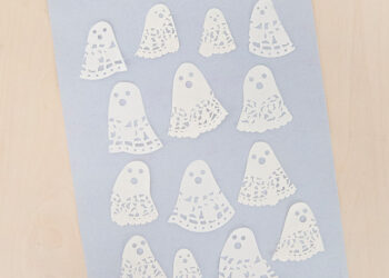 Doily Ghost Paper Craft