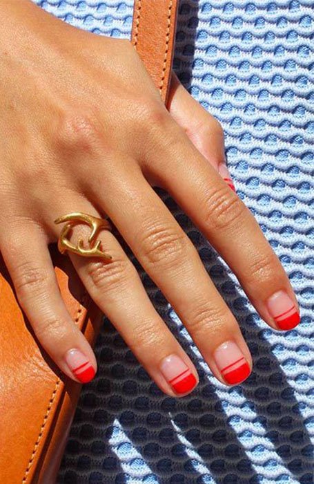 Doppelte französische Tipp