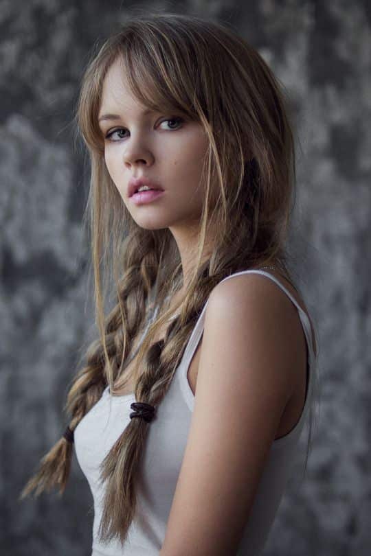 Einfache Zopf -Zöpfe für langes dünnes Haar