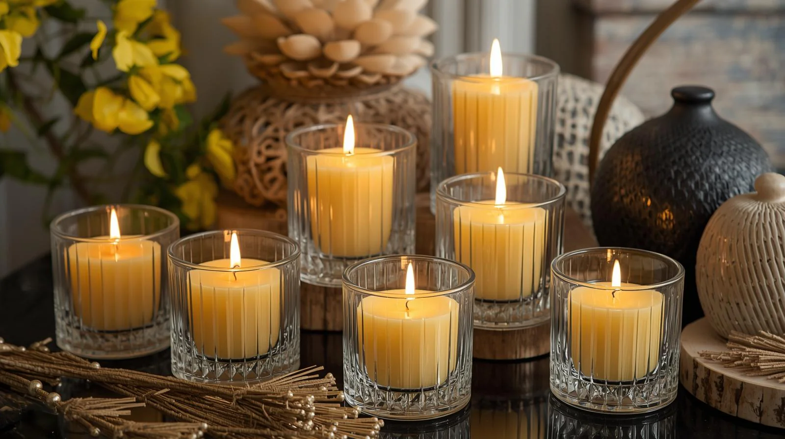 umweltfreundliche Bienenwachskerzen