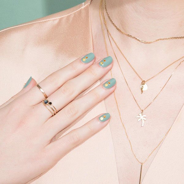 Elegante Aqua -Nägel