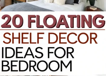 20 Floating Regal Decor -Ideen, um Ihr Traumschlafzimmer zu schaffen