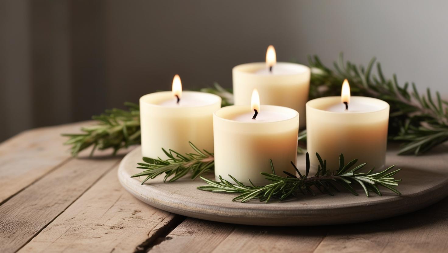 Verbessern Sie Ihr Gedächtnis mit Rosmarinaroma -Kerzen