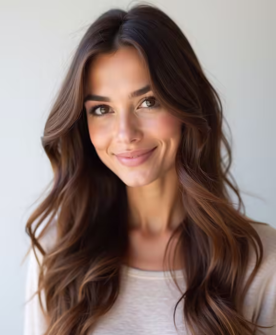 Hervorhebung des Gesichtsrahmens für einen verführerischen Eindruck