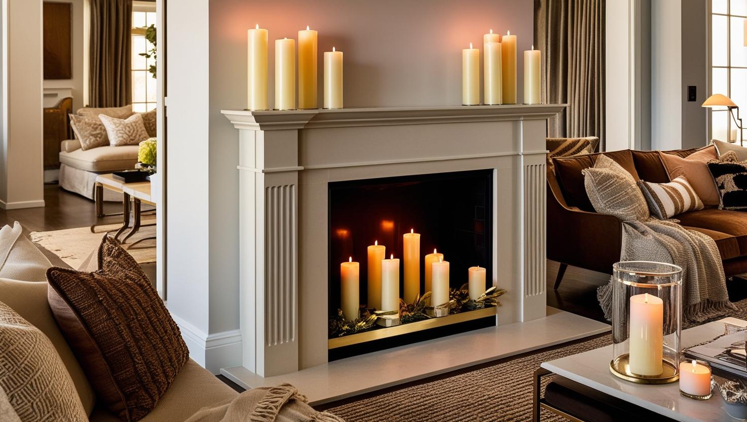 Kaminkerzen als Dekor-Muss-Element
