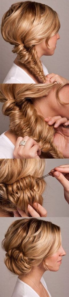 Fishtail Messy Bun Tutorial