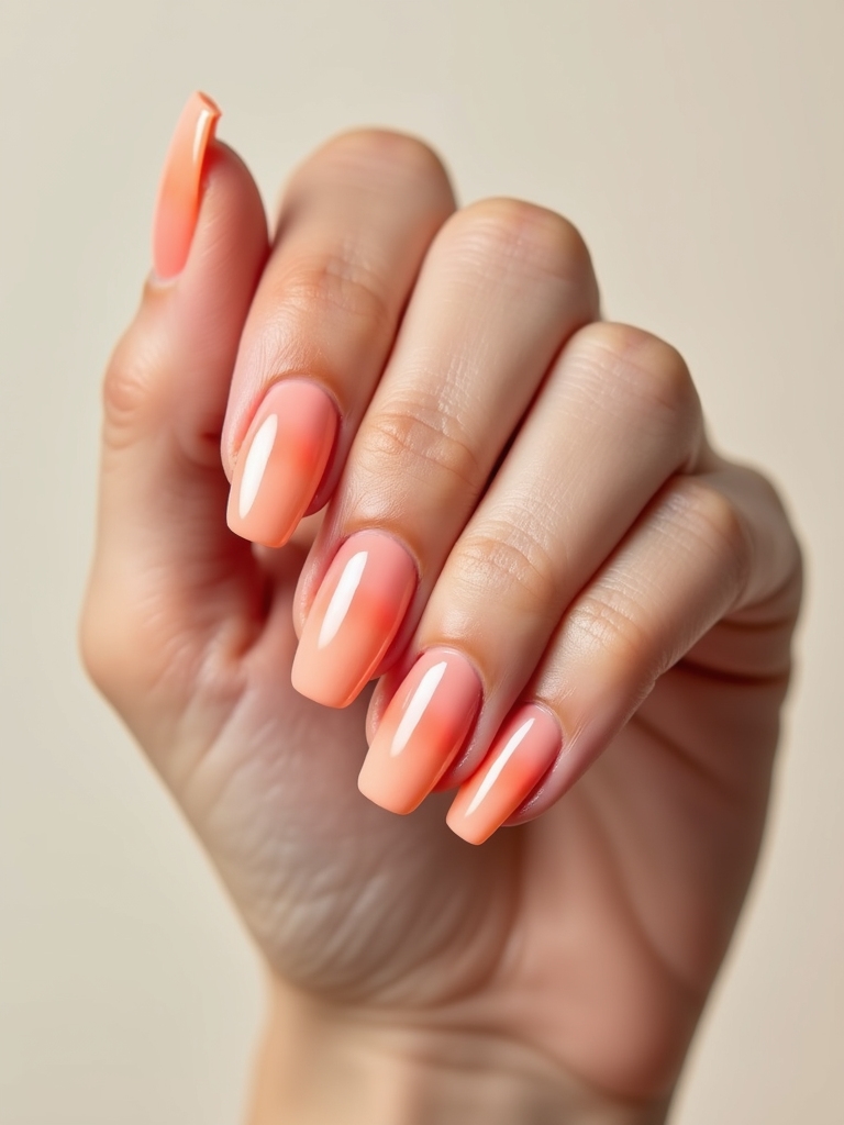 luftige Wellen im Gelato-Stil mit Farbverlauf