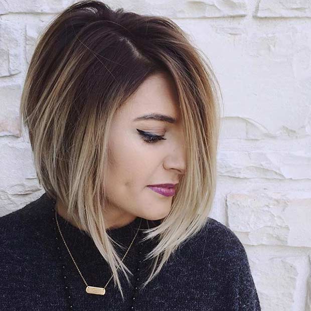 31 Moderne Bob -Haarschnitte: schlank, stilvoll und mühelos schick Kurz eine Linie Bob mit blonden Highlights