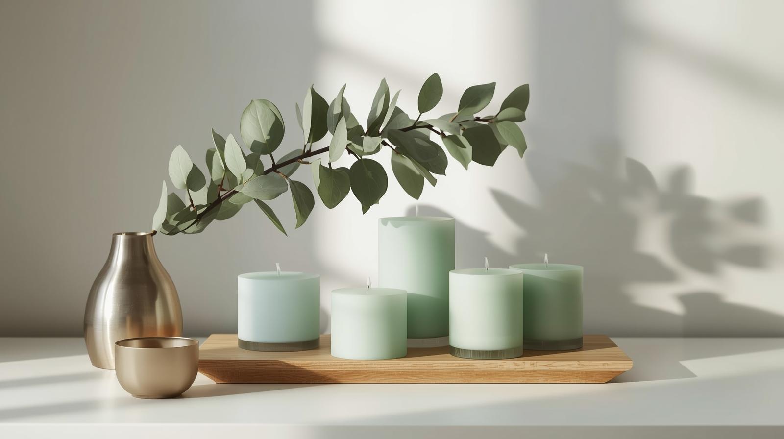 Kräuterduft von Eukalyptuskerzen