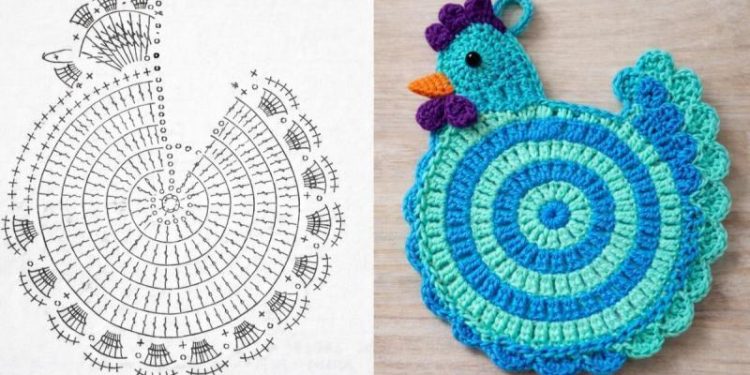 Wie man einen Hähnchen-Topflappen häkelt: Eine vollständige Schritt-für-Schritt-Anleitung