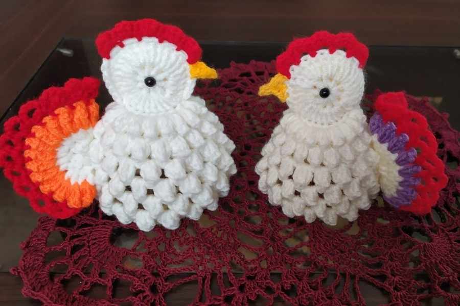 wie man ein einfaches Häkeln Huhn macht 5