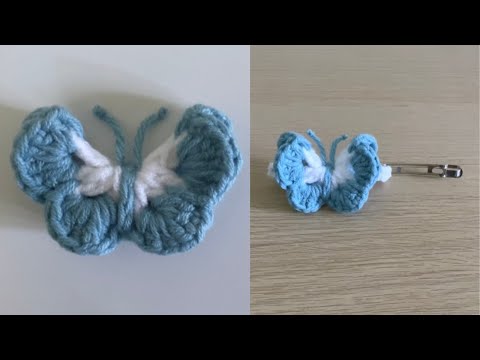 3D -Schmetterlingshäkeln und 3D -Schmetterlingshaarnadelhäkeln HQDefault