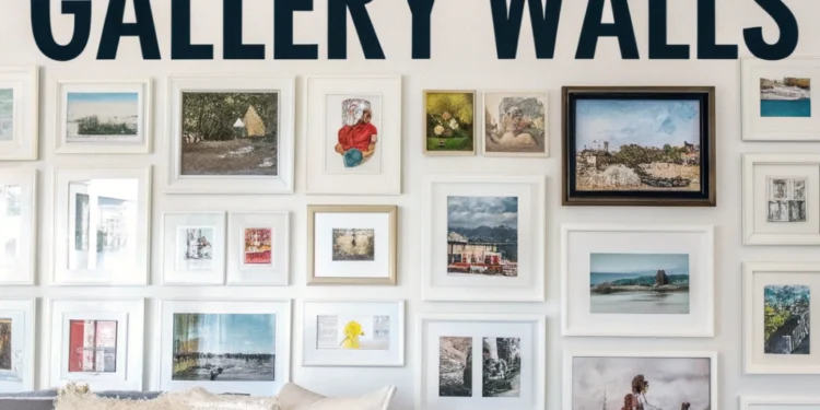 25 Wände der Wohnzimmergalerie, die sofort Freude auslösen wird