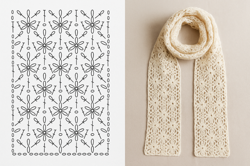 Ideen für gehäkelte Schals und Halswärmer 1