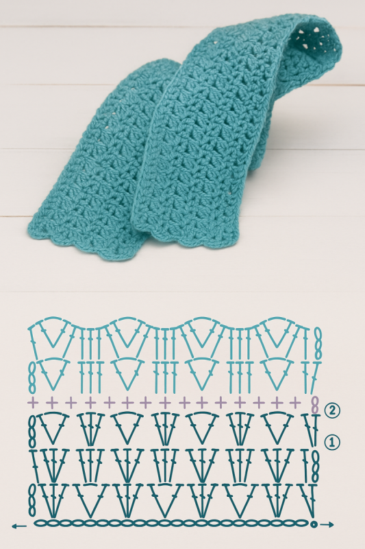 Ideen für gehäkelte Schals und Halswärmer 2 skaliert