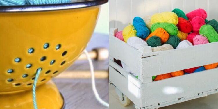 Organisieren Sie Ihre Häkel- und Strickmaterialien: Ideen