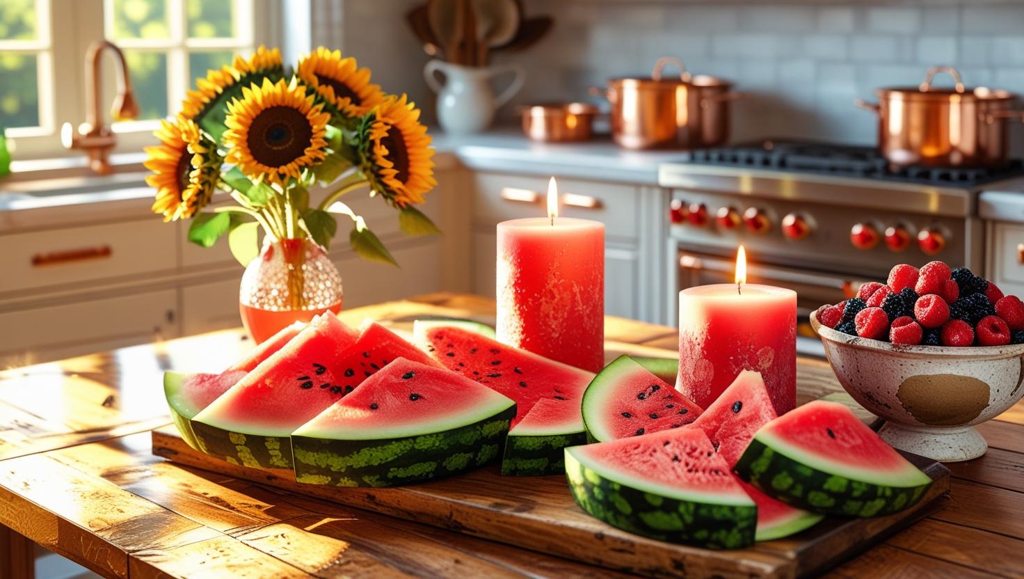 Küchen-Decoration-Summer-Scent-SCENT-Wassermelonen-duftende Kerzen