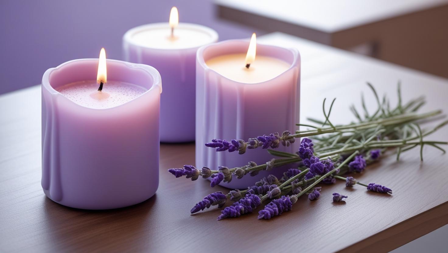 Lavendeldüfte für Kerzen