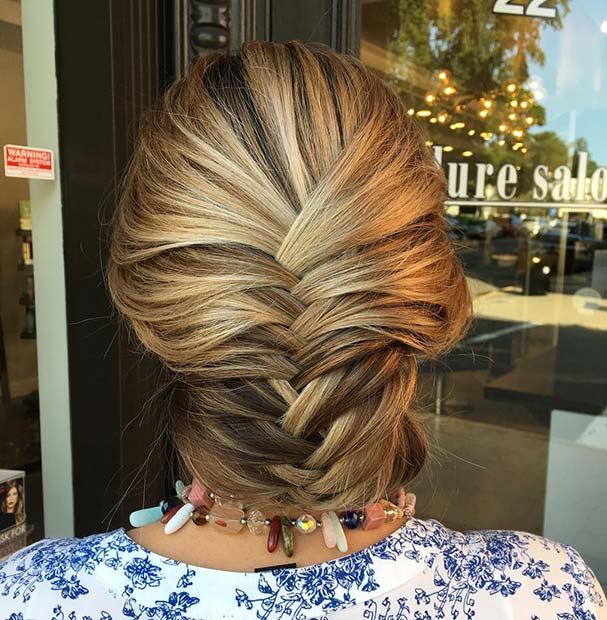 20 schöne geflochtene Hochsteckfrisur Ideen für Feiertage Hochsteckfrisur für Fishtail Braid für schöne geflochtene Hochsteckfrisuren