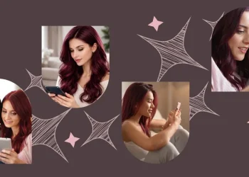 Kostenloser Online-Haarfarbfilter für Burgunderrot für Ihr dramatischstes Makeover