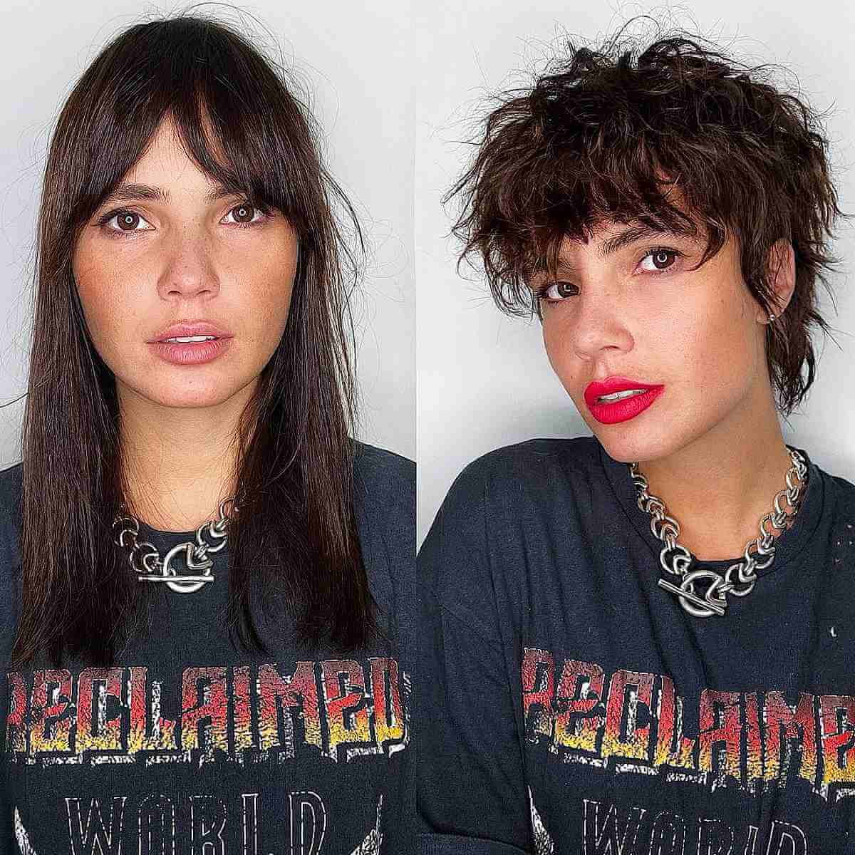 Unordentlicher Rocker-Pixie-Haarschnitt-Makeover