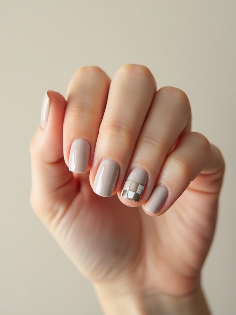 Mikroschachbrett-Akzente glänzend