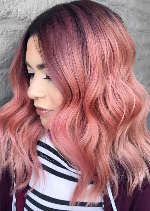 Mittellange/mittellange Frisuren und Haarschnitte für Frauen