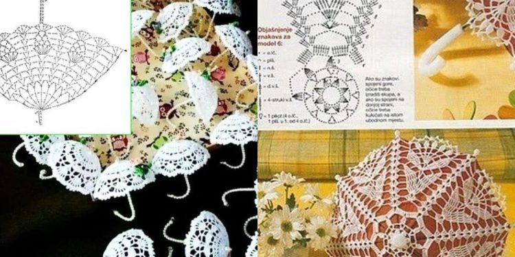 Mini Häkelschirme Ideen: charmante Kreationen für Handwerksliebhaber