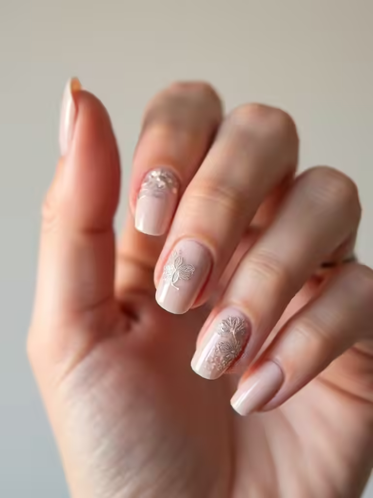 Spiegelkantiger moderner Blumenglanz