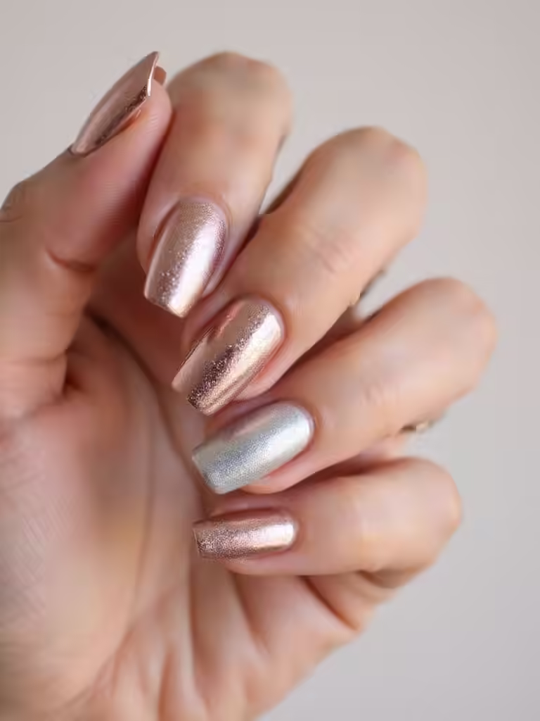 Partyballons aus hochglanzpoliertem Chrom