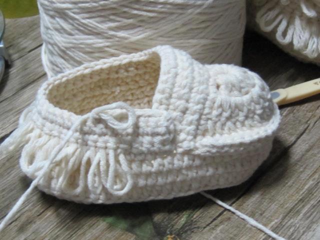 Original Häkelbabystiefel 7