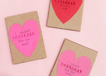 Pasta Art Valentines