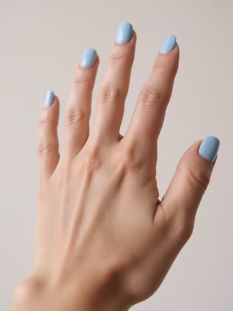 Pastellhimmelblau Mikrofranzösisch