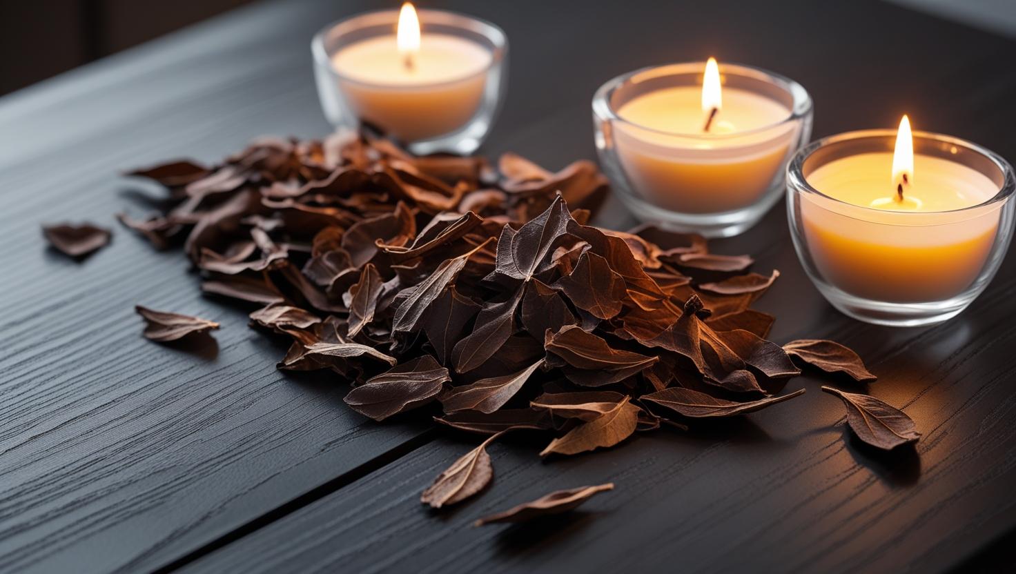 Patchouli-duftende Jar-Kerzen