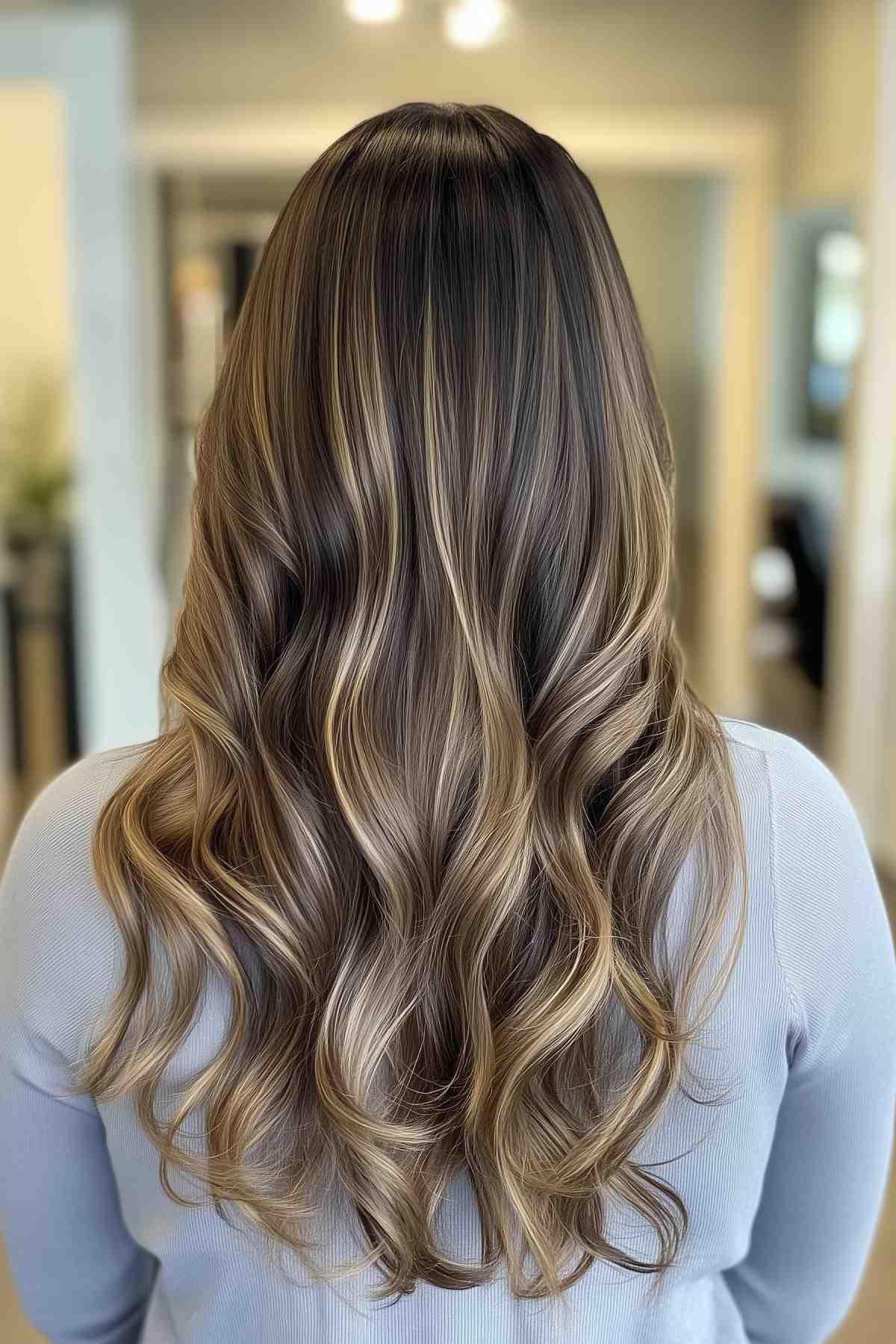 Peekaboo Blonde Highlights