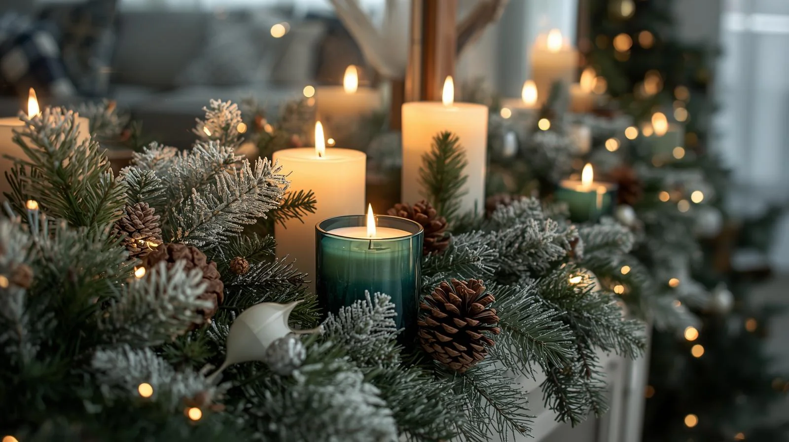 Kerzen mit Kiefernduft